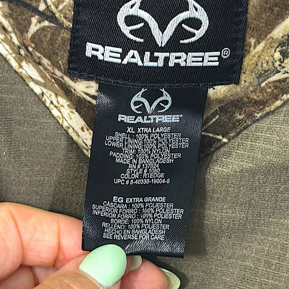 Realtree Edge Insulated Bibs Size XL - Picture 8 of 15